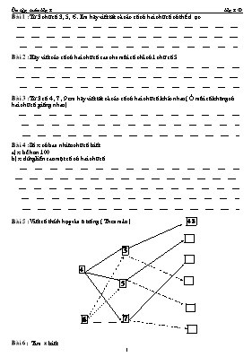 Bài tập Toán nâng cao Lớp 2